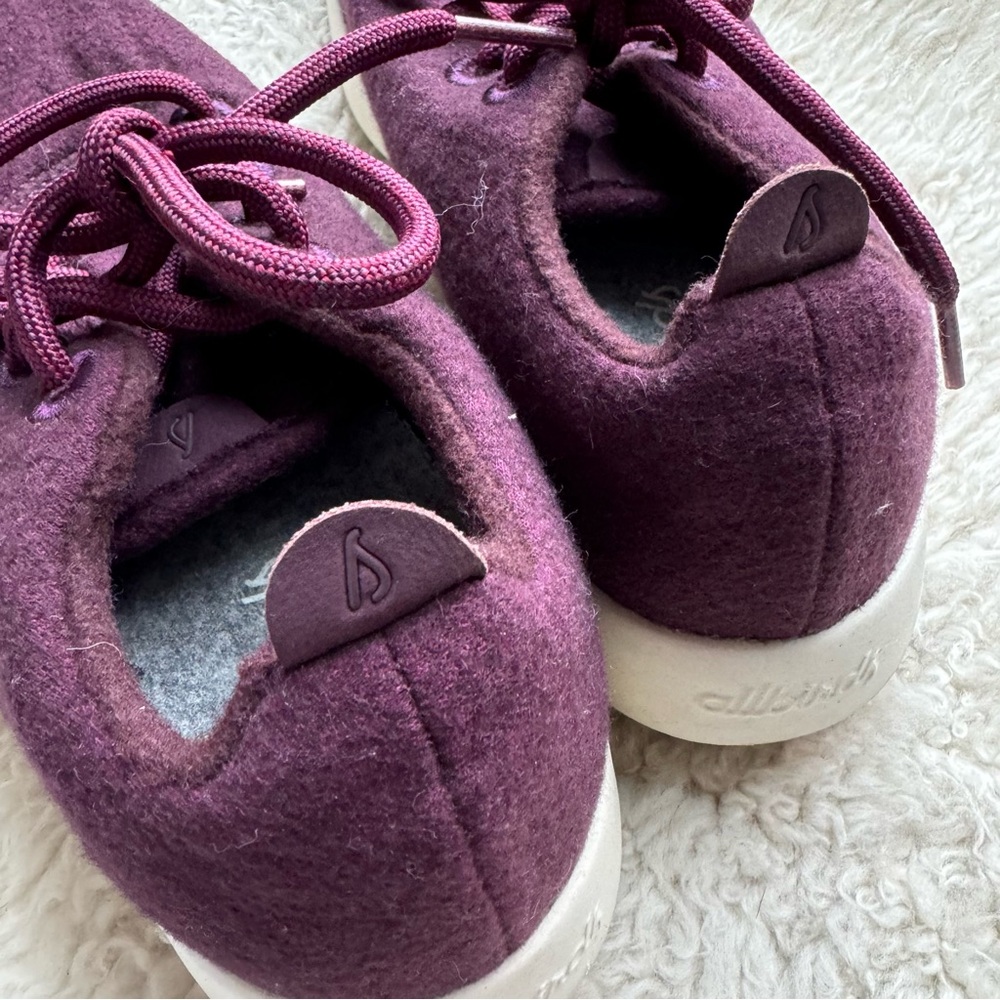 Allbirds Women’s Merino Wool Running Shoe in Berry Purple - Picture 7 of 12